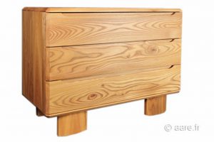 commode ruby 3 tiroirs ruby en orme